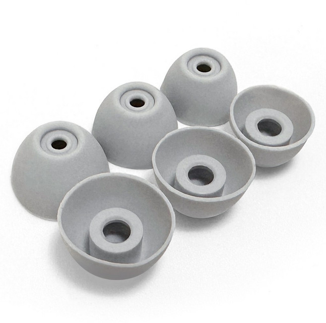 더조은셀러 갤럭시 버즈 2 플러스 호환 실리콘 이어팁 이어캡 스윗팁, 연그레이(6P), 1세트, 갤럭시 버즈2/버즈/플러스