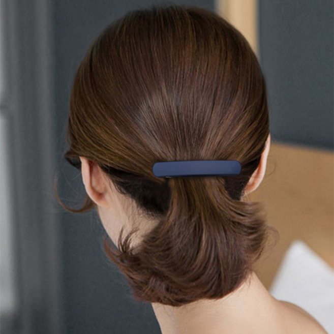 미영스 무광 일자 헤어핀 자동핀