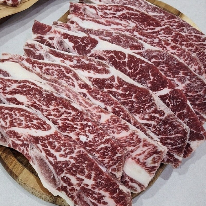 la갈비 꽃갈비살 1kg 미국산 설명절선물세트, 단품, 1