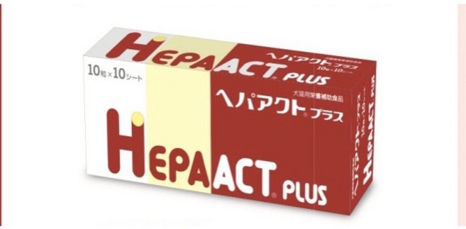 日本全藥 HEPAACT PLUS 肝臟輔助食品 100錠, 1個, 腎臟/心臟/肝臟, 100顆