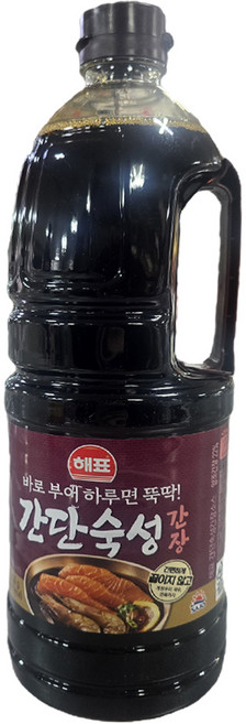 해표 간단숙성간장 새우장 소라장 연어장 게장 간편하게장담그기, 6개, 1.8kg