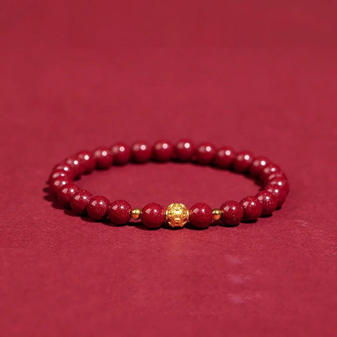 이레오몰 경면주사 금전주 팔찌 재물운을 부르는 L-0044