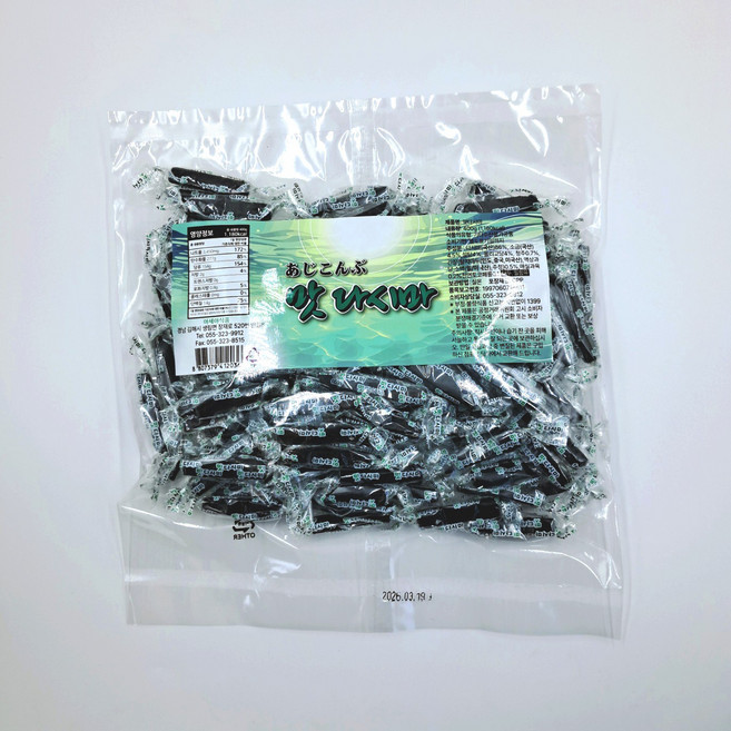 [미래웰푸드] 아세아식품 맛다시마 400g/국내산 다시마 건강 젤리 주전부리, 1개