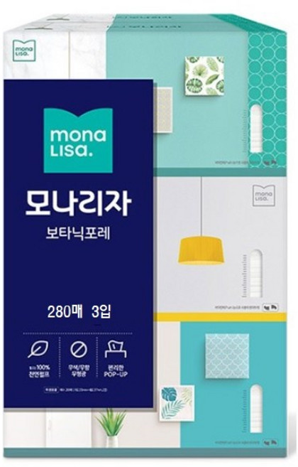 모나리자 보타닉포레 미용티슈 280매, 24개