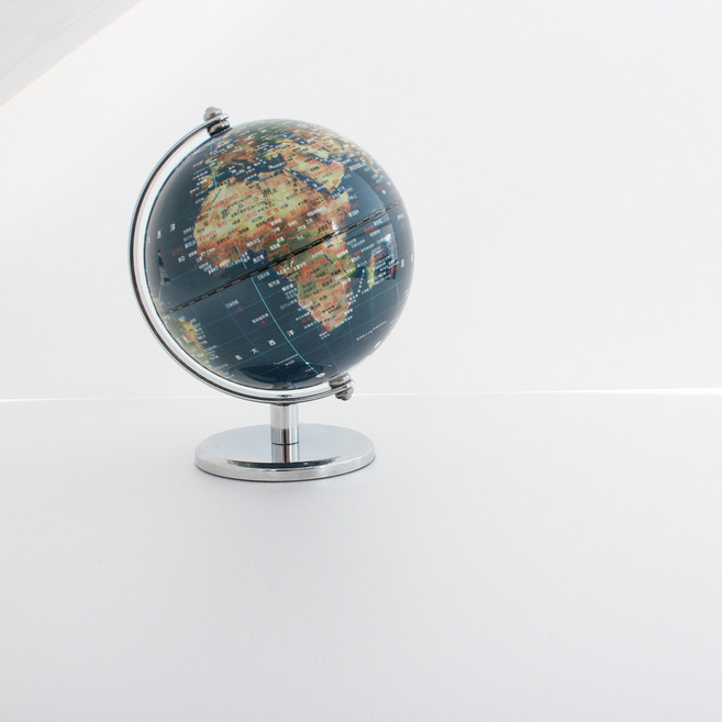 地球儀 兒童學習地理知識 穩固底座設計 輕巧易攜帶, 地球色