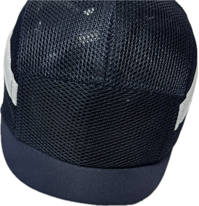 국제 여름용 메쉬 경작업모 안전모 반사띠 적용 남색, 1개