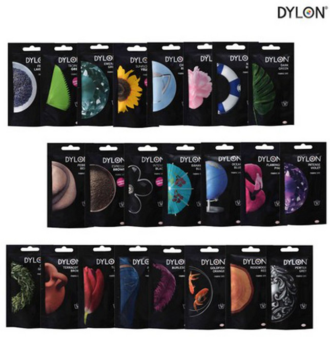 다이론 뉴핸드염료 의류 옷 면소재 패브릭 섬유 염색약 물감>>공예용염료, 1개, 65.퓨터그레이