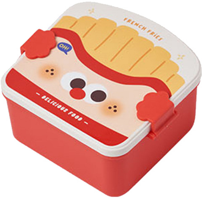 답례품 선물 귀여운 디자인 밴드네이밍 식사시간이 즐거운 냠냠도시락, 1개, 옐로우감튀