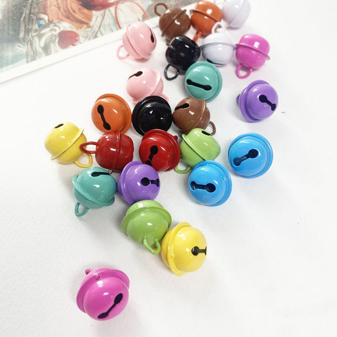 헤세드 4개) 18mm 컬러방울 딸랑이 방울 방울장식, 4개, 화이트