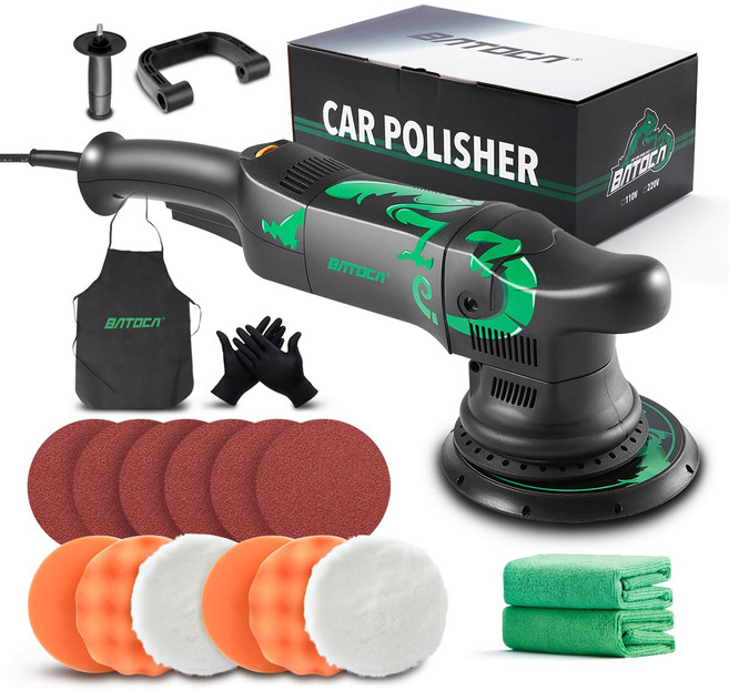 BATOCA 125 mm 700 W 6 더블 액션 폴리셔 썬더 폴리셔 단 변속 랜덤 궤도차 연마