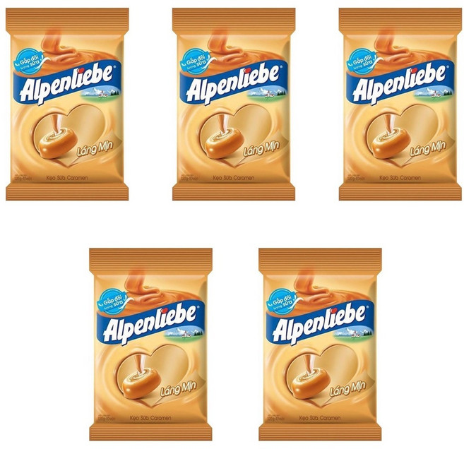 베트남 알펜리베 오리지널 캔디, 115g, 5개