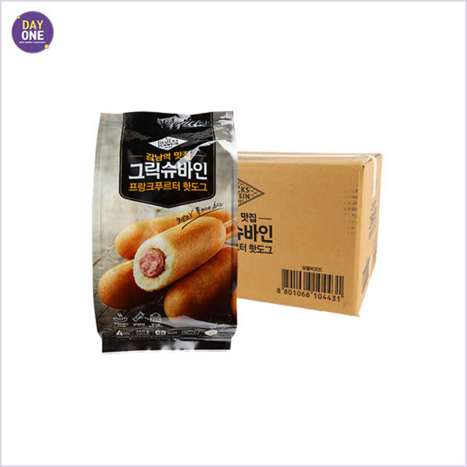 삼립 그릭슈바인 핫도그 340g 12입 대용량, 12개