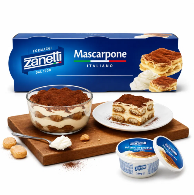 코스트코 마스카포네 크림치즈 zanetti 250, 1개, 750g