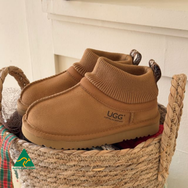 호주직송 어그 키즈 타스만 니트 밴딩 슬립온 마가렛 에버어그 AS3079K