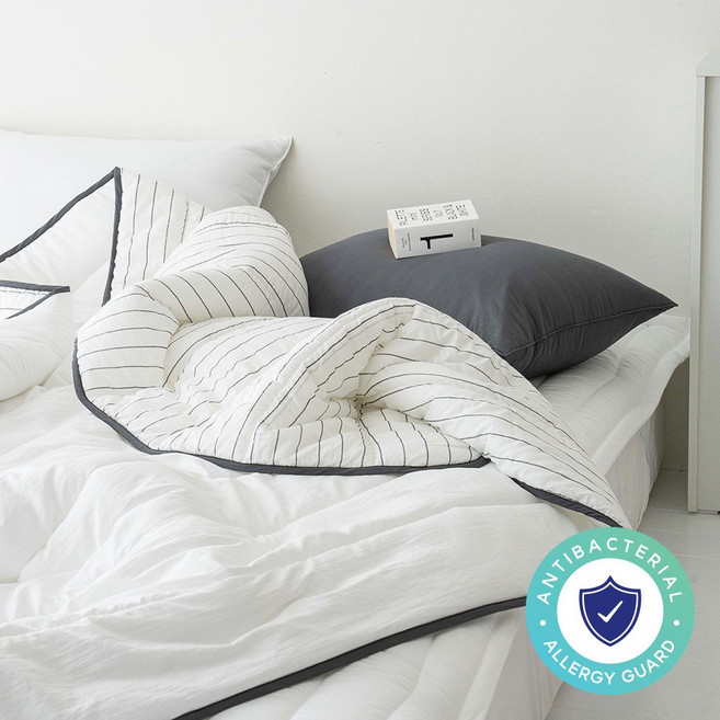 클라우드 알러지케어 저소음 간절기 차렵이불세트 AllergyGuard S/Q/K/CK 8컬러