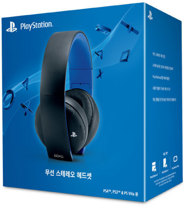 소니 신형 무선 골드 헤드셋 Wireless PS4/PC/PSVITA