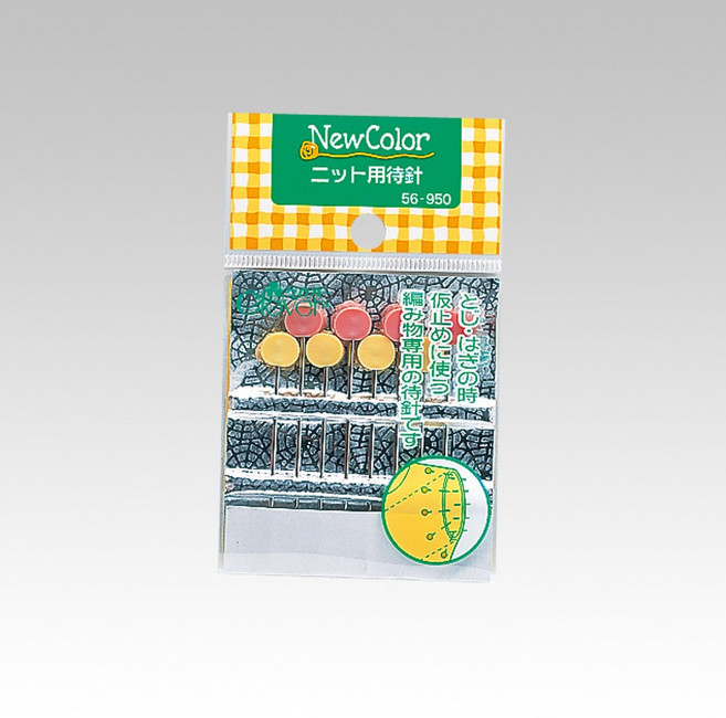 CLOVER 可樂牌 針織 布料 待用針 不易脫落 針織針 珠針 56-950 56950, 單色, 1個