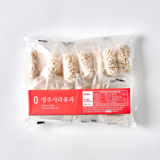 선비촌 한과 영주사과유과 (12개(24ea))