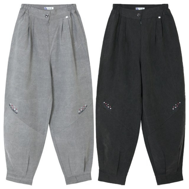 잔꽃자수 슬라브 바지2