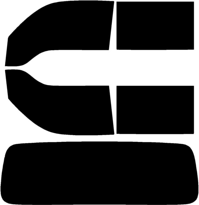 로톰 봉고3 측후면 썬팅필름 DIY 셀프 열차단 썬팅지, RTF-4S 05 (진함), 봉고3 더블캡 (19-현재)