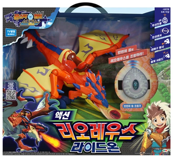 미미월드 액션 리오레우스 라이드온 몬스터헌터 스토리즈, 1개 - 쿠팡