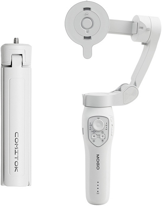 COMITOK MOGO 手機三軸穩定器 適用 iPhone 蘋果認證, 1個, 簡配版(三軸穩定器+三腳架)