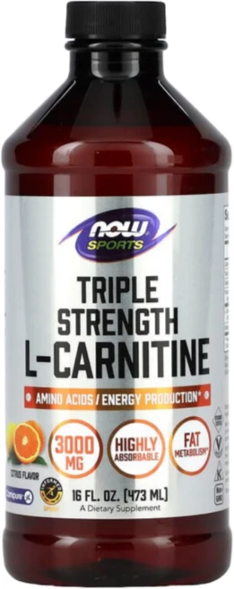 나우푸드 스포츠 트리플 스트렝스 L-카르니틴 3000mg 시트러스 맛, 473ml, 1개 - 쿠팡