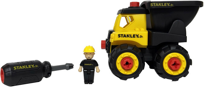 스탠리주니어 해체/조립 중장비 완구 상품 모래놀이로 활용 소근육발달 선물 추천 상품 빠방이, 1개, 덤프트럭
