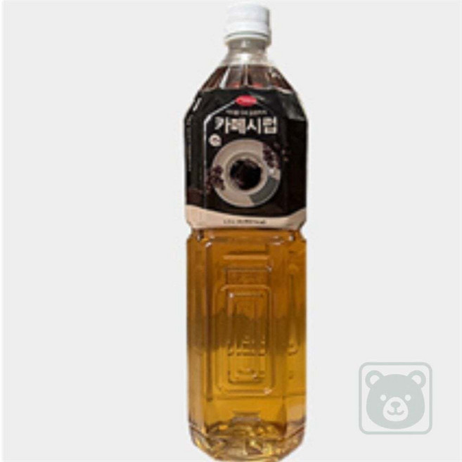 꼭필스 푸드웰 카페시럽 1.5L 6개 설탕시럽