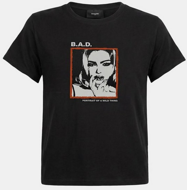 BADBLOOD B.A.D. Frame Gals Short Sleeve T-Shirt - Black