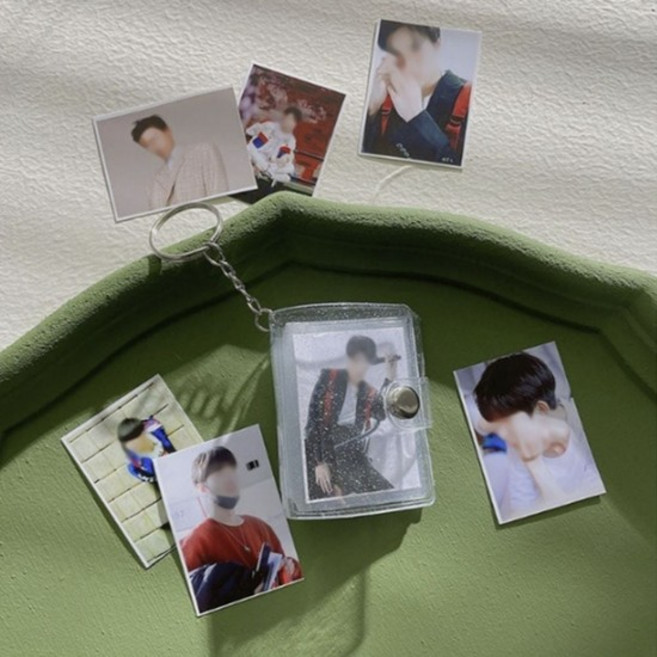커플 열쇠 포토카드 키링, 앨범 052610DC