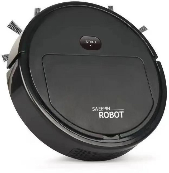 마니아 무선 로봇청소기 진공청소기 집들이 선물 추천 흡입+걸레 로봇청소기, 블랙