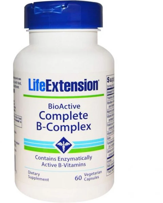 [정품보장]라이프익스텐션 컴플리트 비타민 B 콤플렉스 Life Extension 60캡슐 X 3병, 60정 - 쿠팡