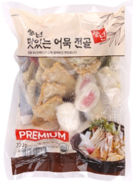 풍년 모듬 어묵전골 320g(소스포함) 오뎅탕 어묵탕, 14개, 320g
