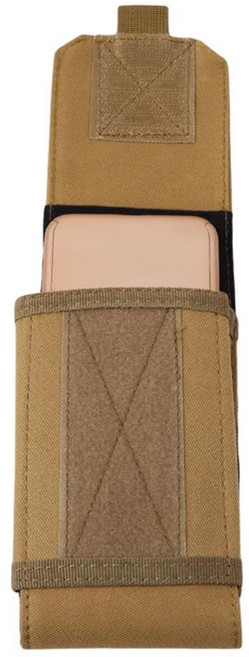 캠핑 하이킹 가방 카모 위장 후크 루프 벨트 모바일 케이스 허리 백 팩, 색상: 4. 6-inch khaki