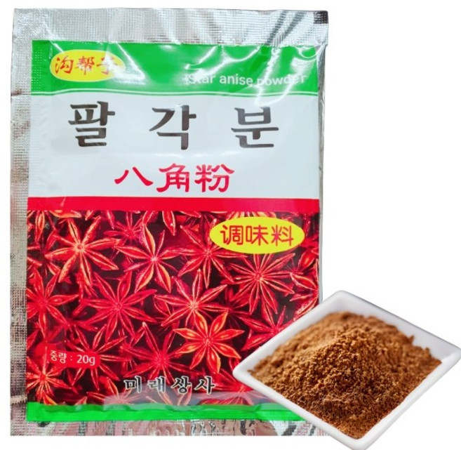고방자 팔각분말 100% 팔각열매가루 스타아니스 팔각 요리 조미료, 1개, 20g