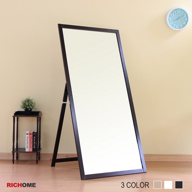 RICHOME 防爆大立鏡 全身鏡 3色, 胡桃色