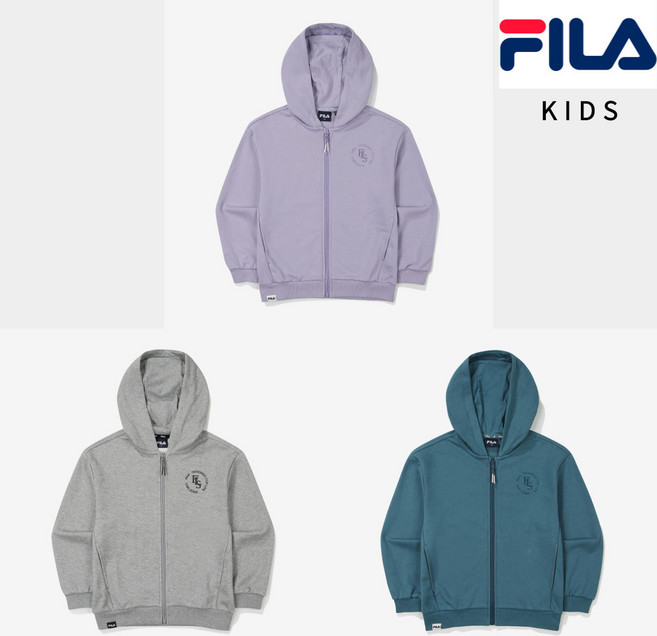 휠라키즈 트레이닝 후드집업-FK2FTF3201X