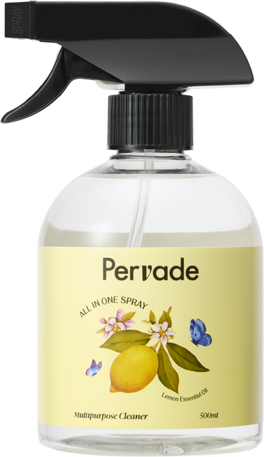 퍼베이드 다목적 클리너 위생 에센스 레몬향 살균제 세정제 탈취제, 1개, 500ml