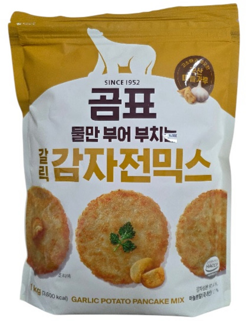곰표 갈릭 감자전믹스, 2개, 1kg