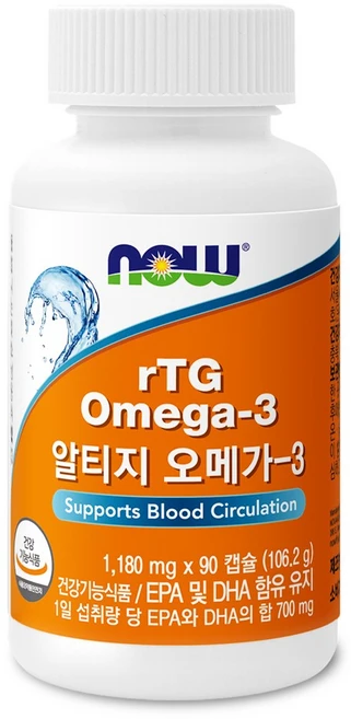 나우푸드 알티지 오메가3 90캡슐 3개월분, 90정, 1개 - 쿠팡