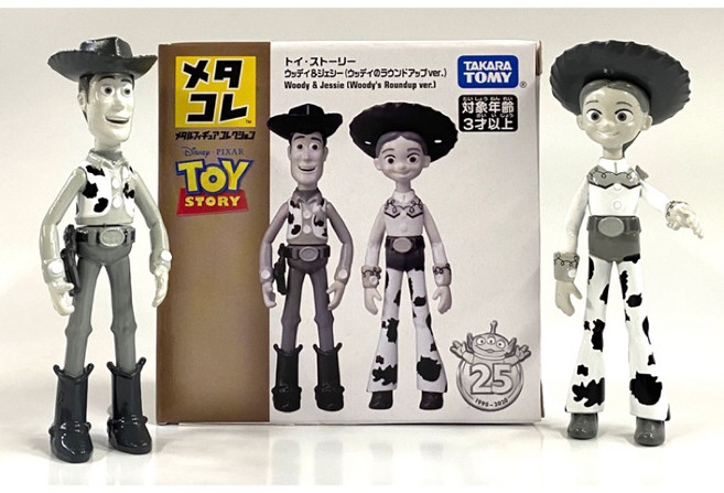 TAKARA TOMY 合金人形 皮克斯25週年紀念套組 翠絲 胡迪, 1個