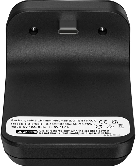 소니 PS5 플레이스테이션용 충전 배터리 듀얼 센스 엣지 무선 게임 컨트롤러 충전동 3000mAh, 02 1Battery