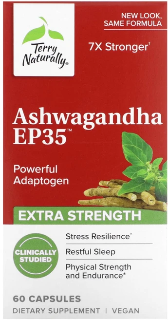 몸관리하세요 겨울입니다 Terry Naturally 아슈와간다 EP35 엑스트라 스트렝스 캡슐 60정(캡슐 1정당 150mg) 특별관리진행, TerryNaturally아슈와간다EP35엑스트라스트렝, 1개 - 쿠팡