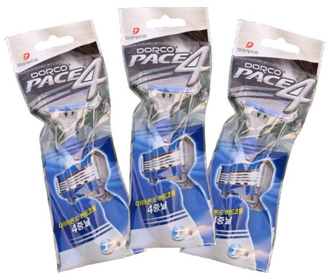 일회용 면도기 4중날 1개 도루코페이스4 사중날면도기, 1개입