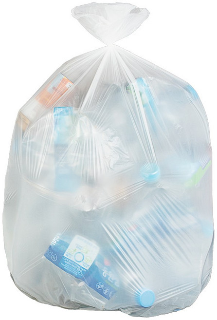 베로나 배접 쓰레기봉투 분리수거 유백, 60L, 100개