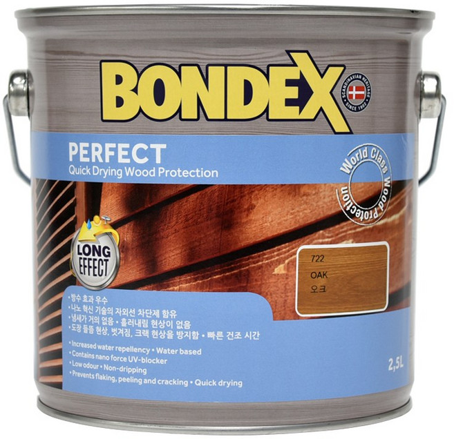 본덱스 수성스테인 2.5L 목재 마감재 원목가구 원목페인트 실내외목재, 900 투명 (Clear), 1개