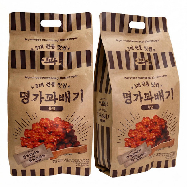 명가 꽈배기 흑당 500g X 4개