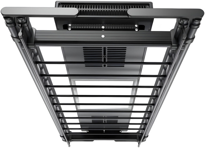 라나테크 이불건조대 전동빨래건조대 천정형 천장형 리모컨 튼튼한 천장 전동 전기 자동 스텐 건조대 무선 리모컨 접이식 수건 이불건조 베란다 발코니, 화이트