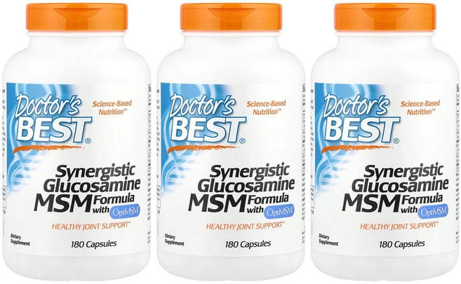 닥터스베스트 시너지스틱 글루코사민 MSM 포뮬러 캡슐, 180정, 3개 - 쿠팡